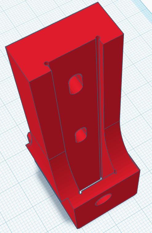 Extrusionless MGN12 gantry for Duender