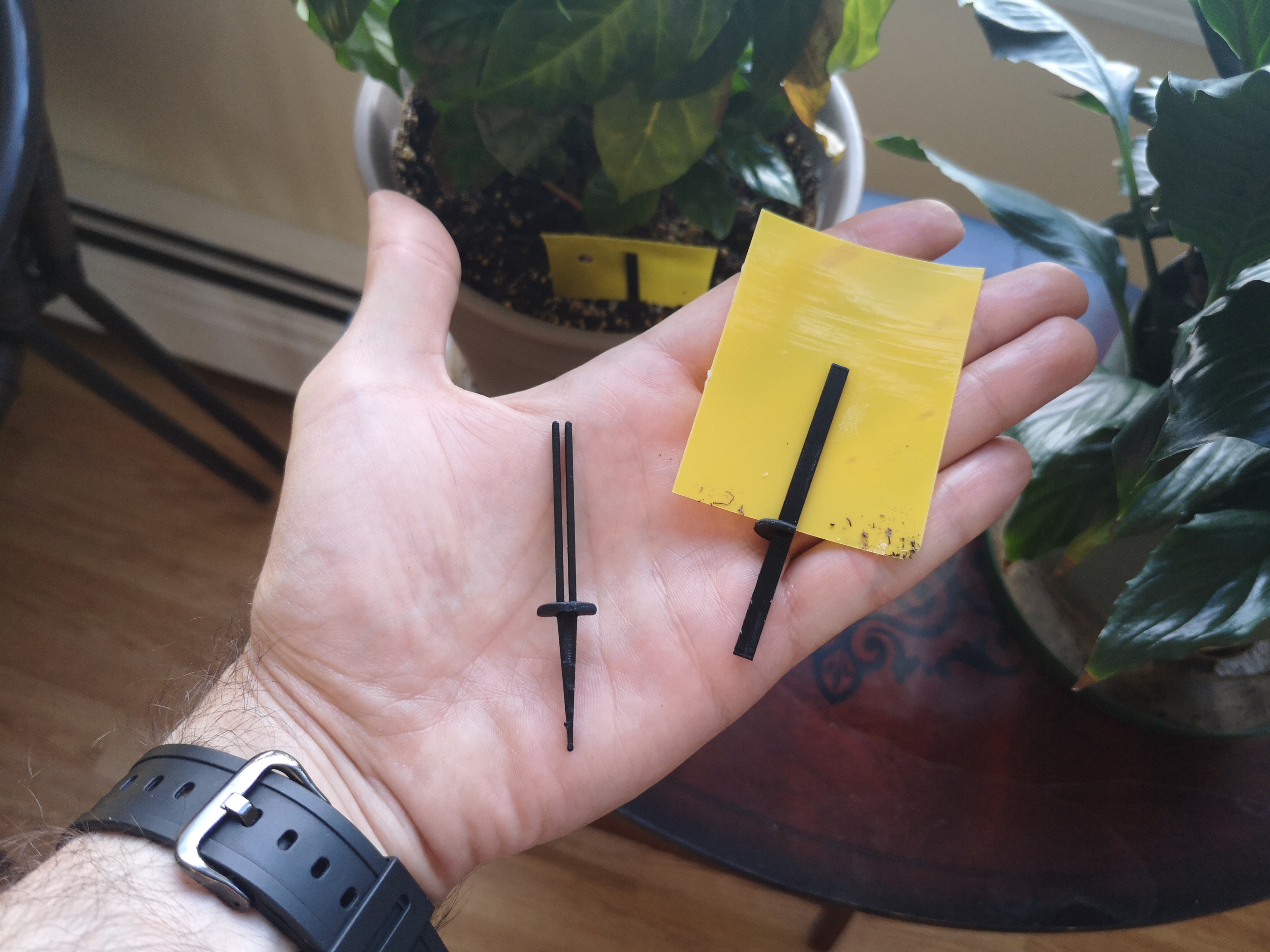 Sticky strips insect trap forked stake — miniatura 3