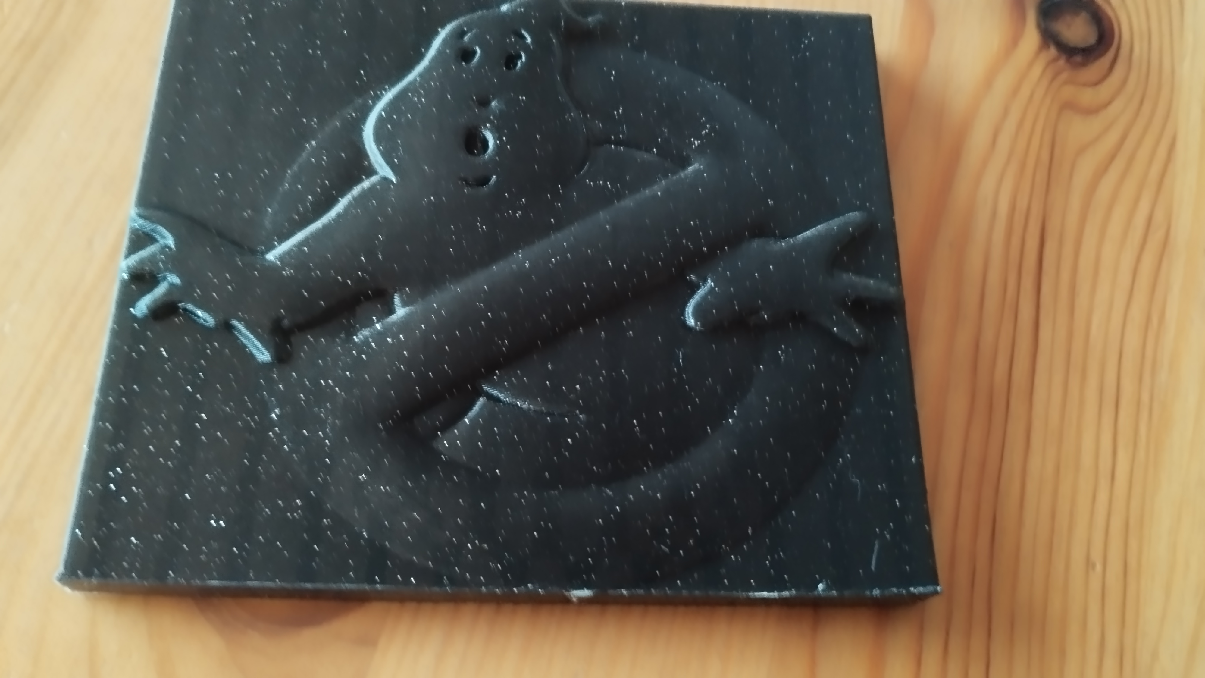 Logo Ghostbuster en relief