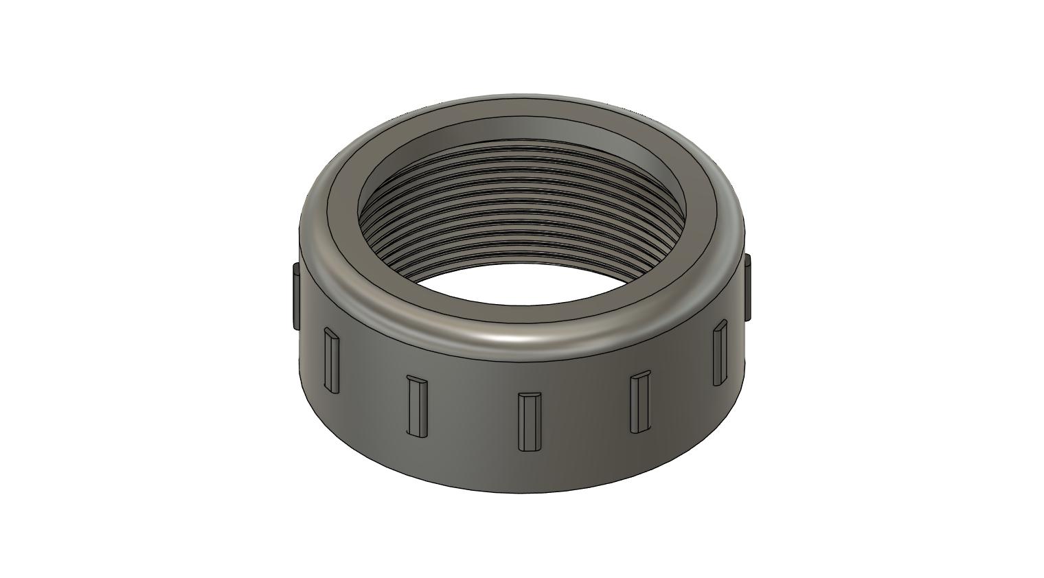 swivel nut for screwing connection 50mm - 1 1/2" pool pipes