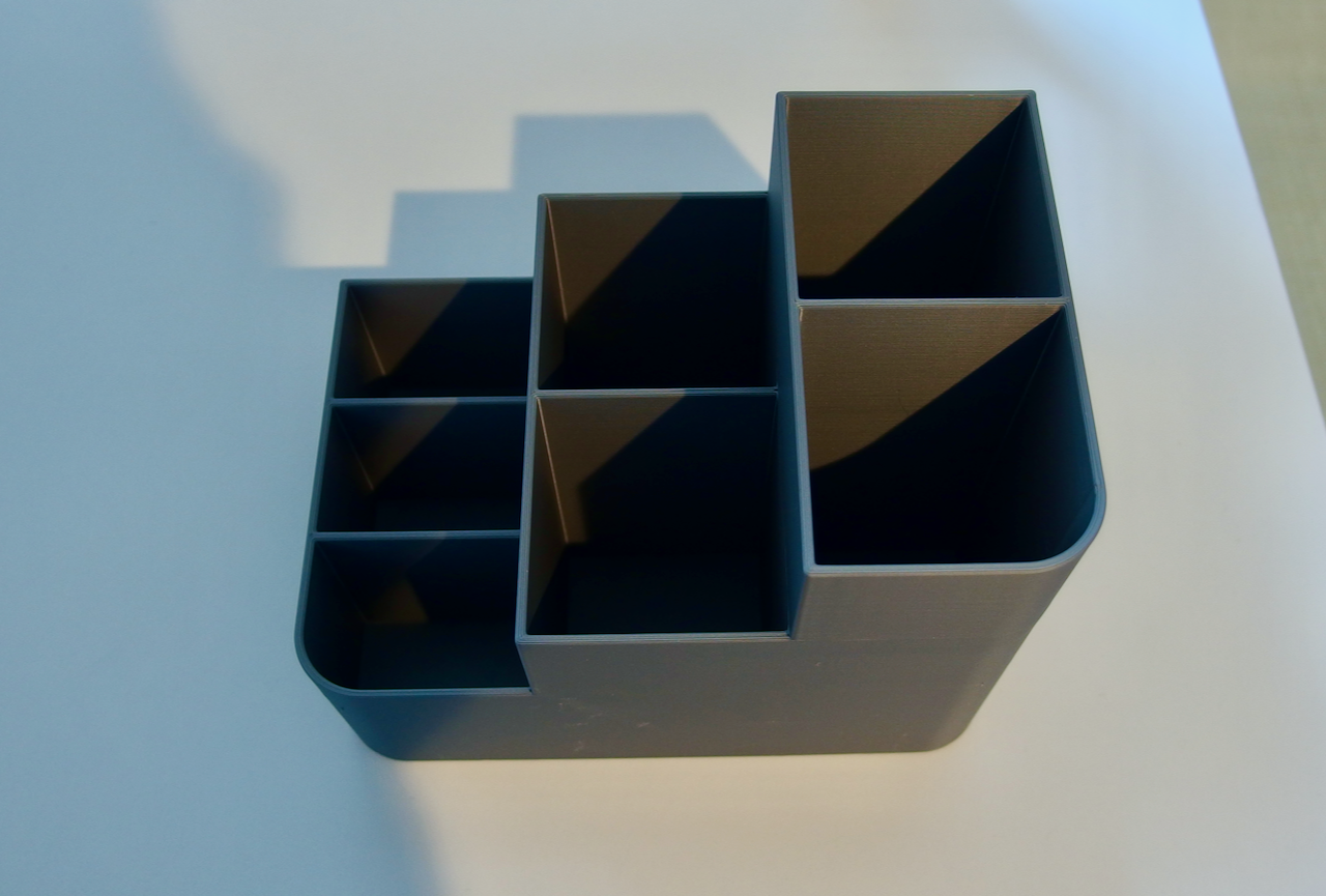 Pen holder for IKEA VATTENKAR Desktop Shelf