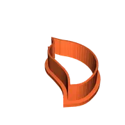 Leaf form clay cutter