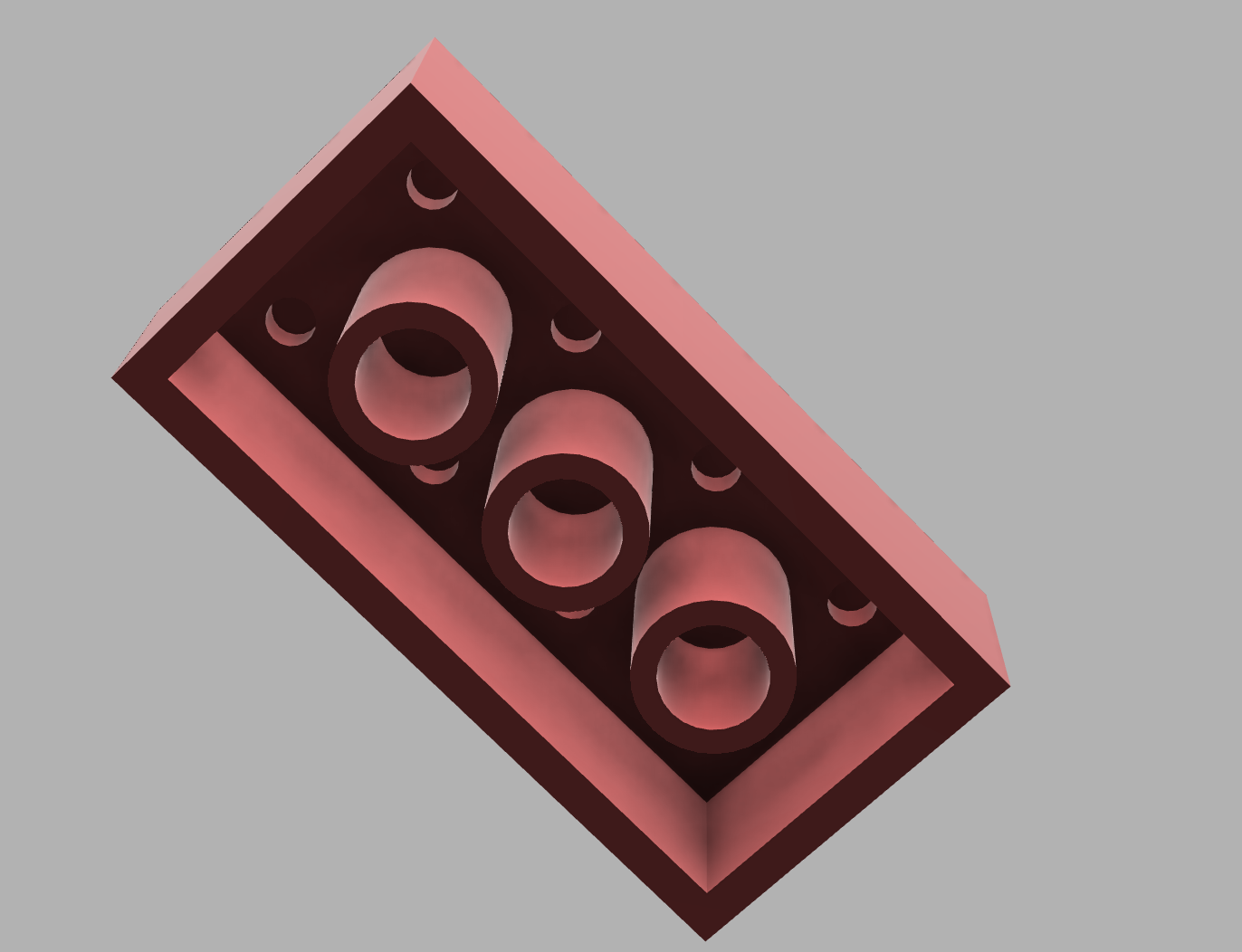 Miniatura 2 do modelo 3D Lego Block Accurate