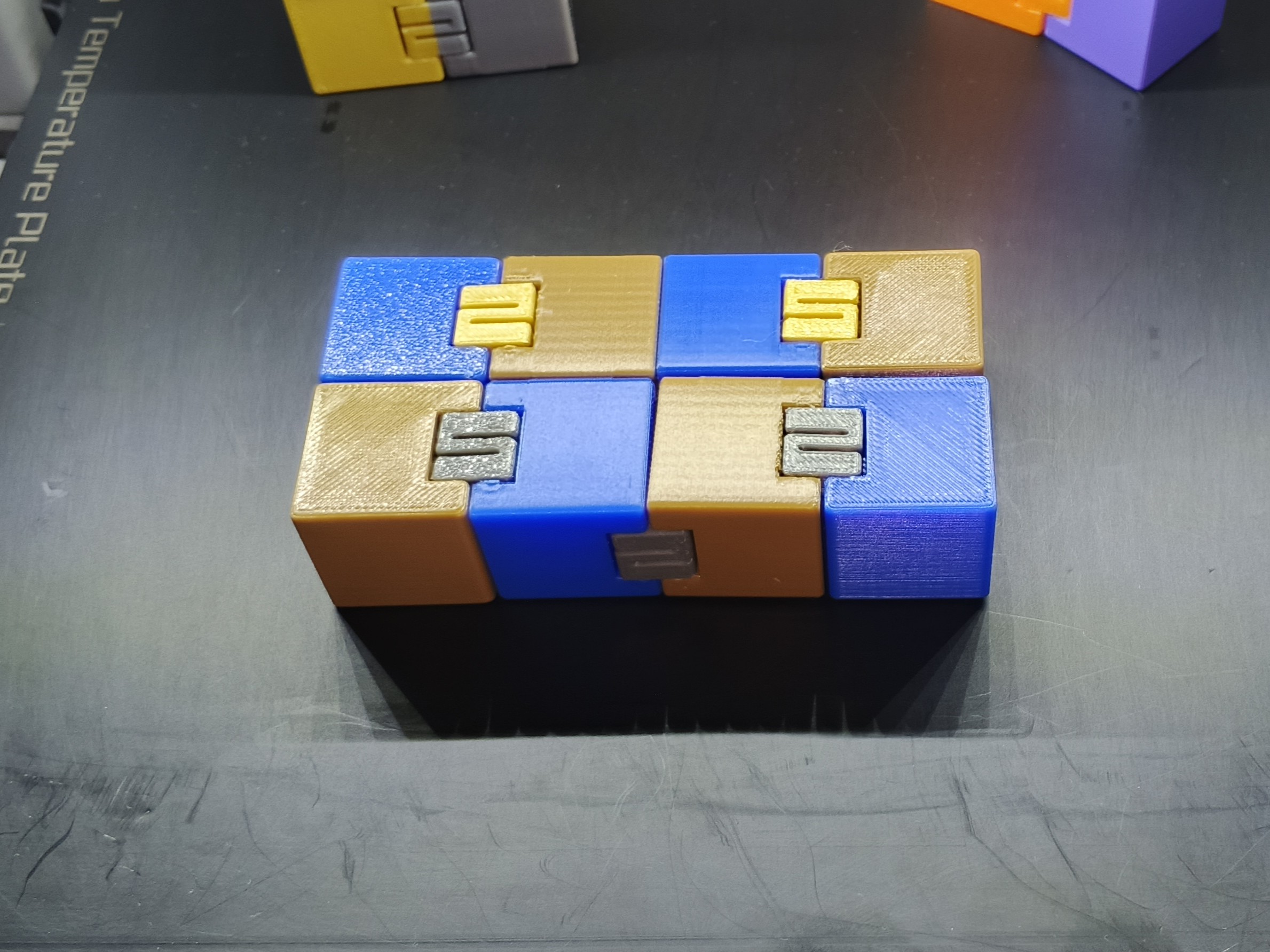 Miniatura 2 do modelo 3D Modular Fidget Infinity Cube