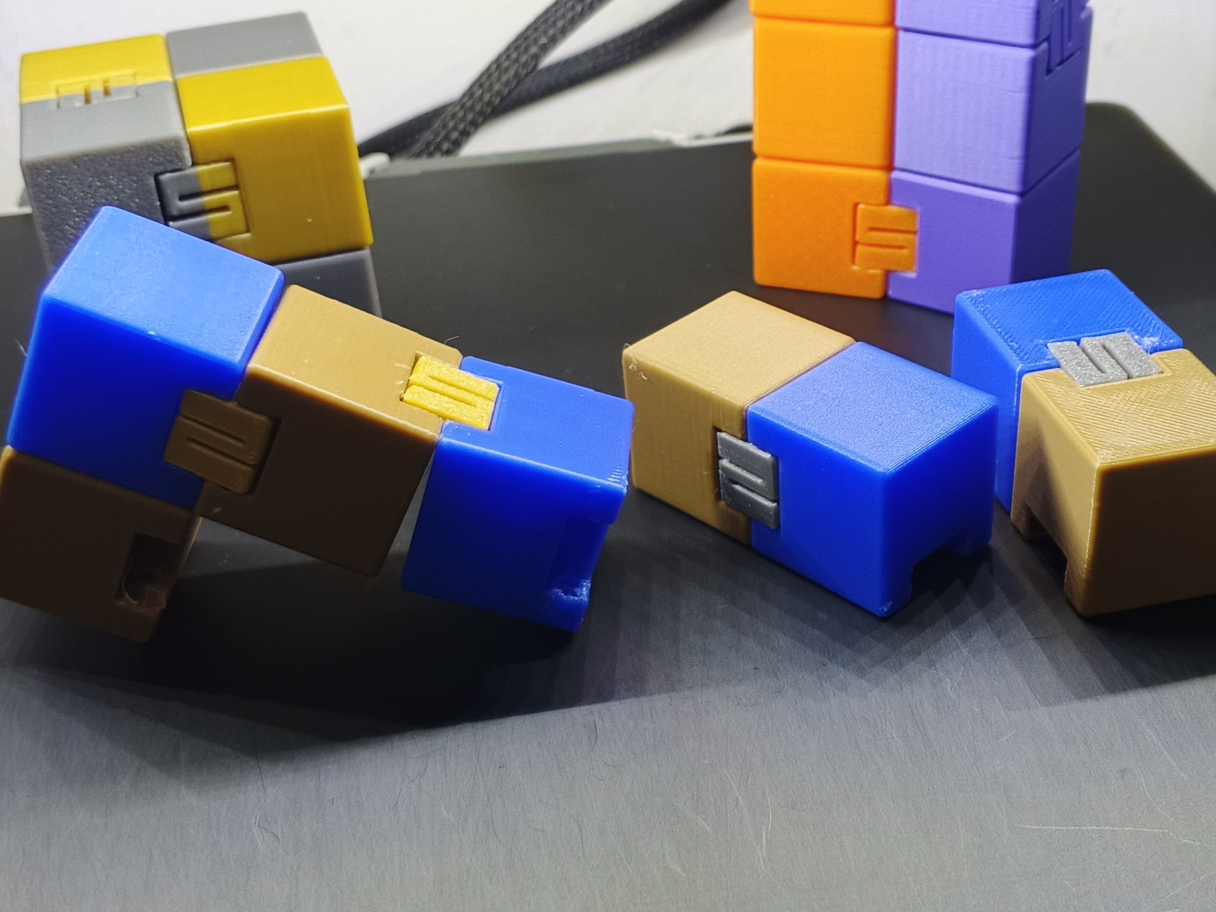 Miniatura 3 do modelo 3D Modular Fidget Infinity Cube