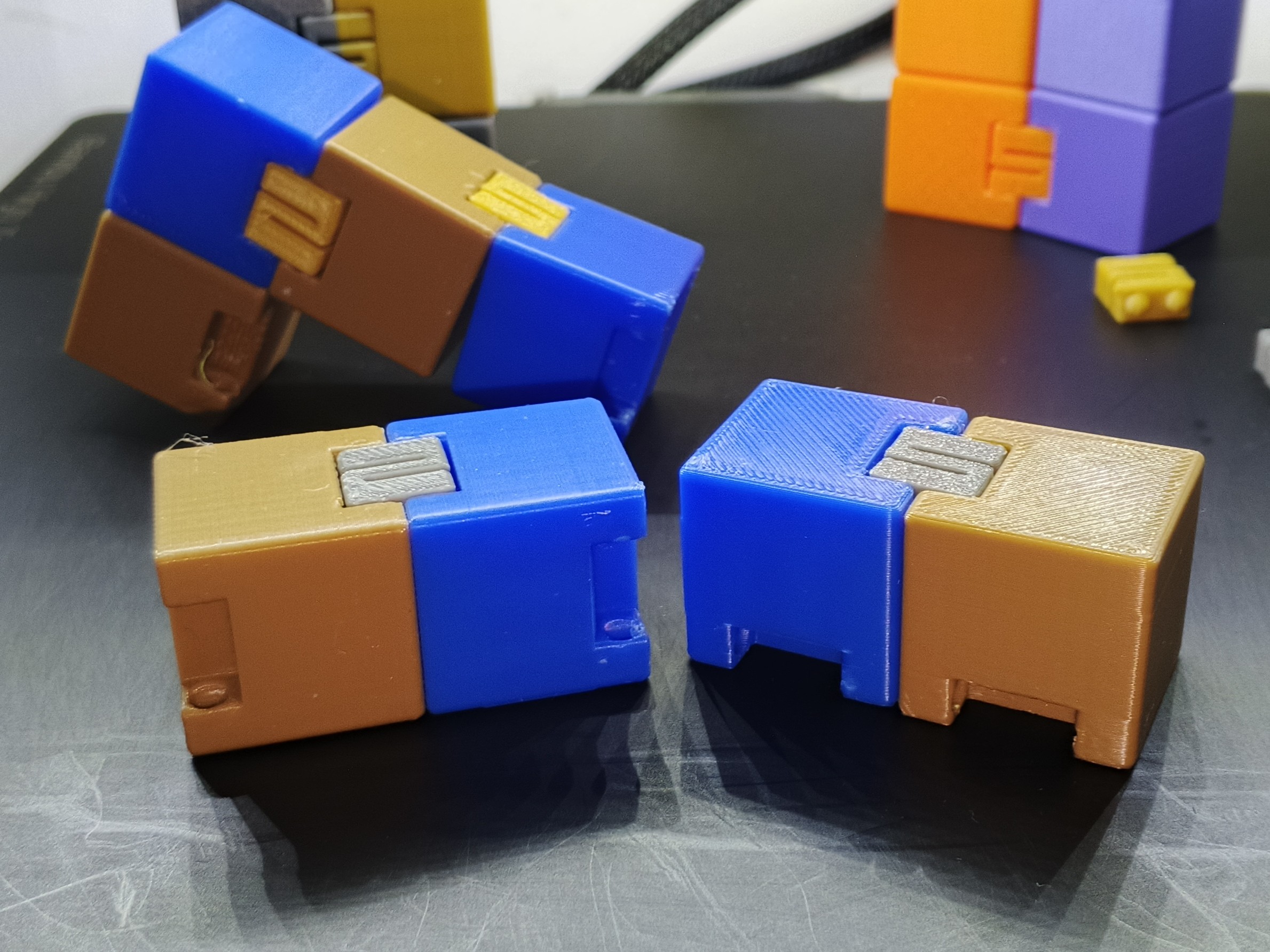 Miniatura 5 do modelo 3D Modular Fidget Infinity Cube