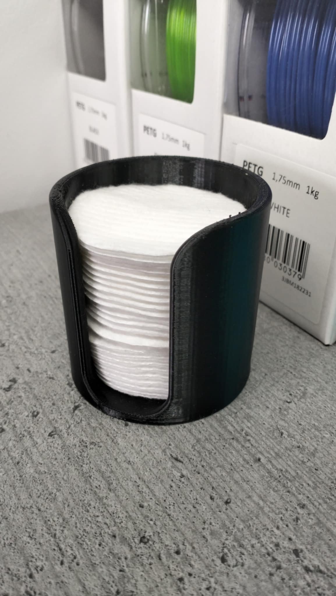 Elegant Cotton Pad Holder