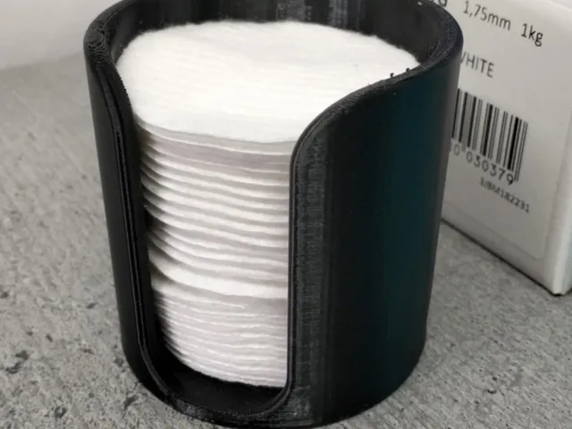 Elegant Cotton Pad Holder