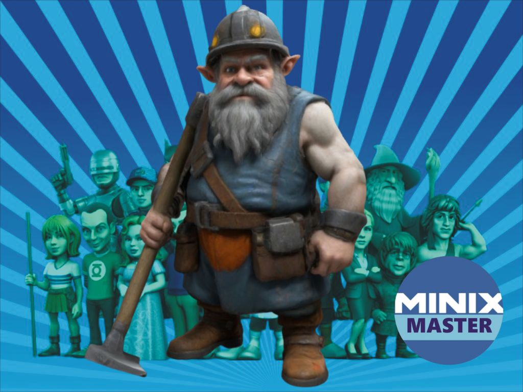 dwarf miner minix