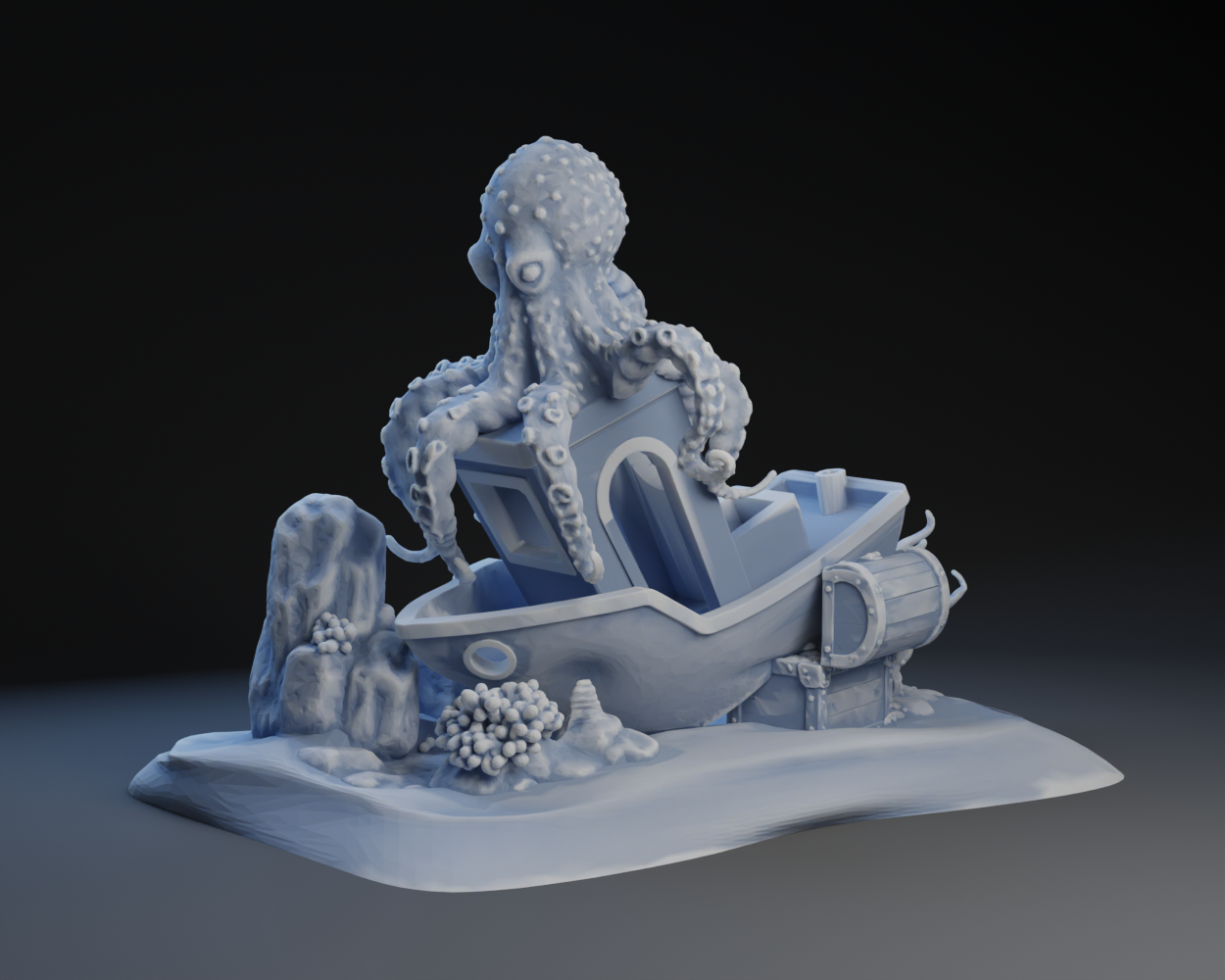 Bottom of Sea Benchy