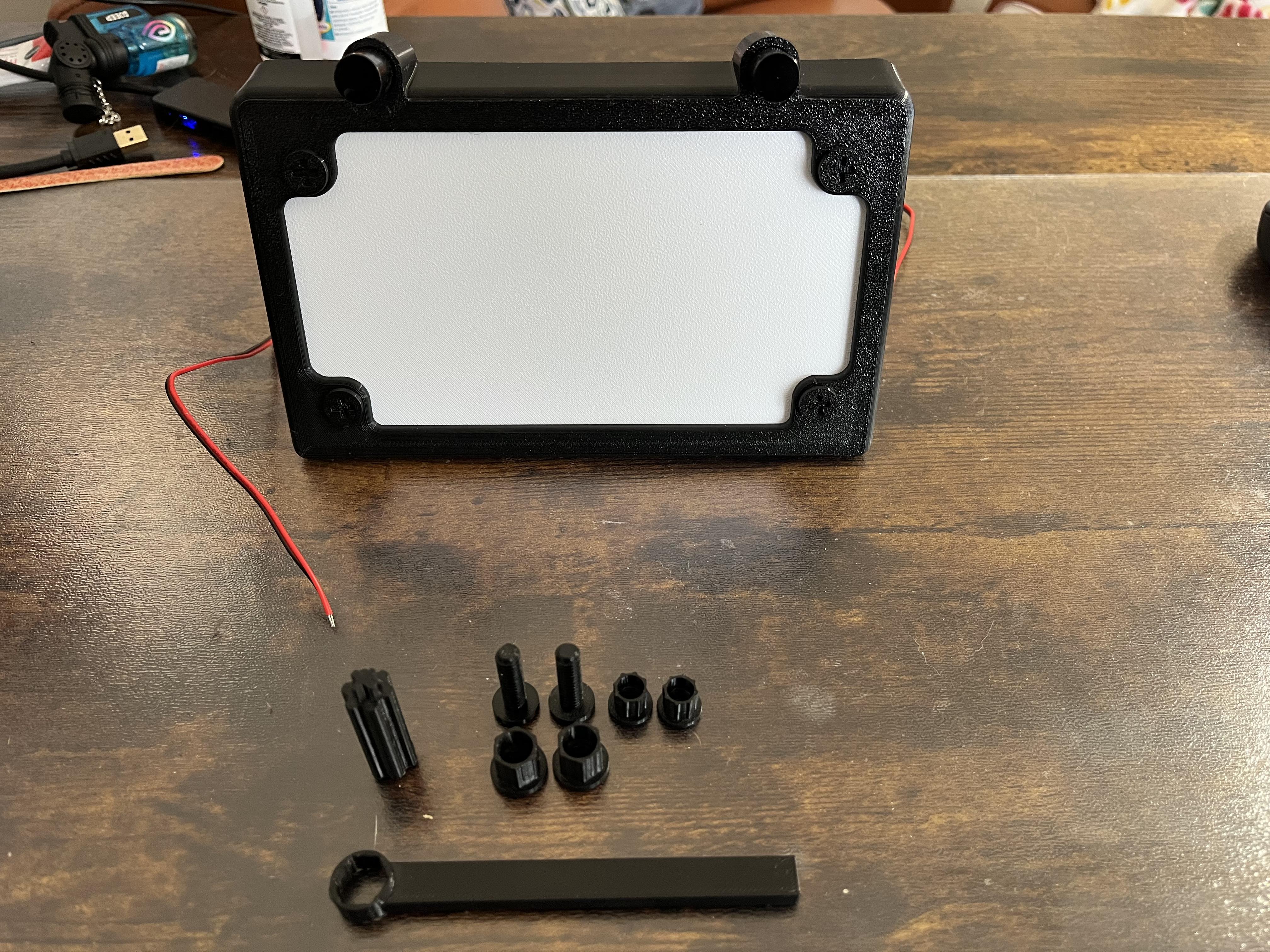 Harley Davidson RG3 & Freewheeler License Plate Frame