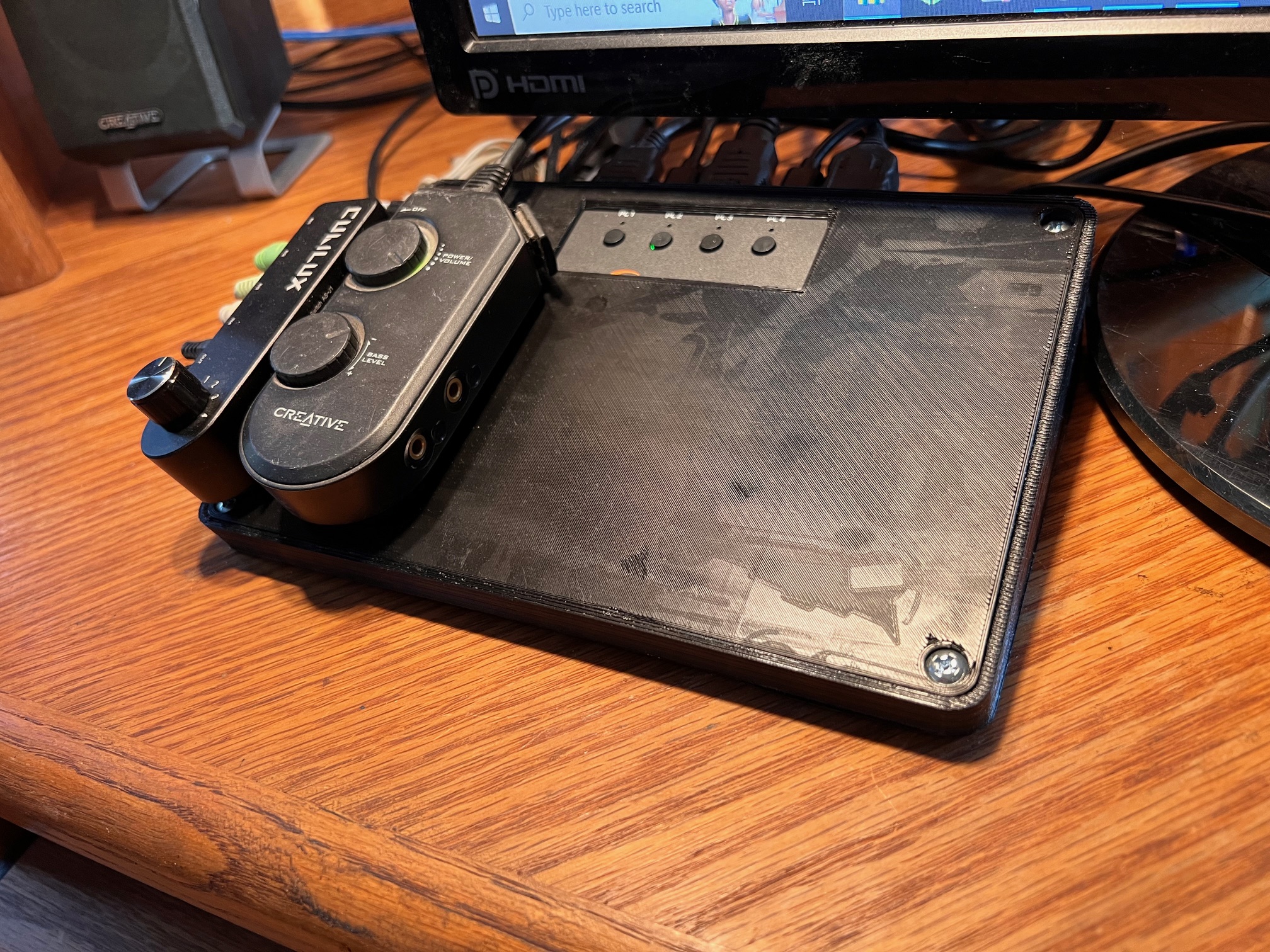 KVM case and wire organizer