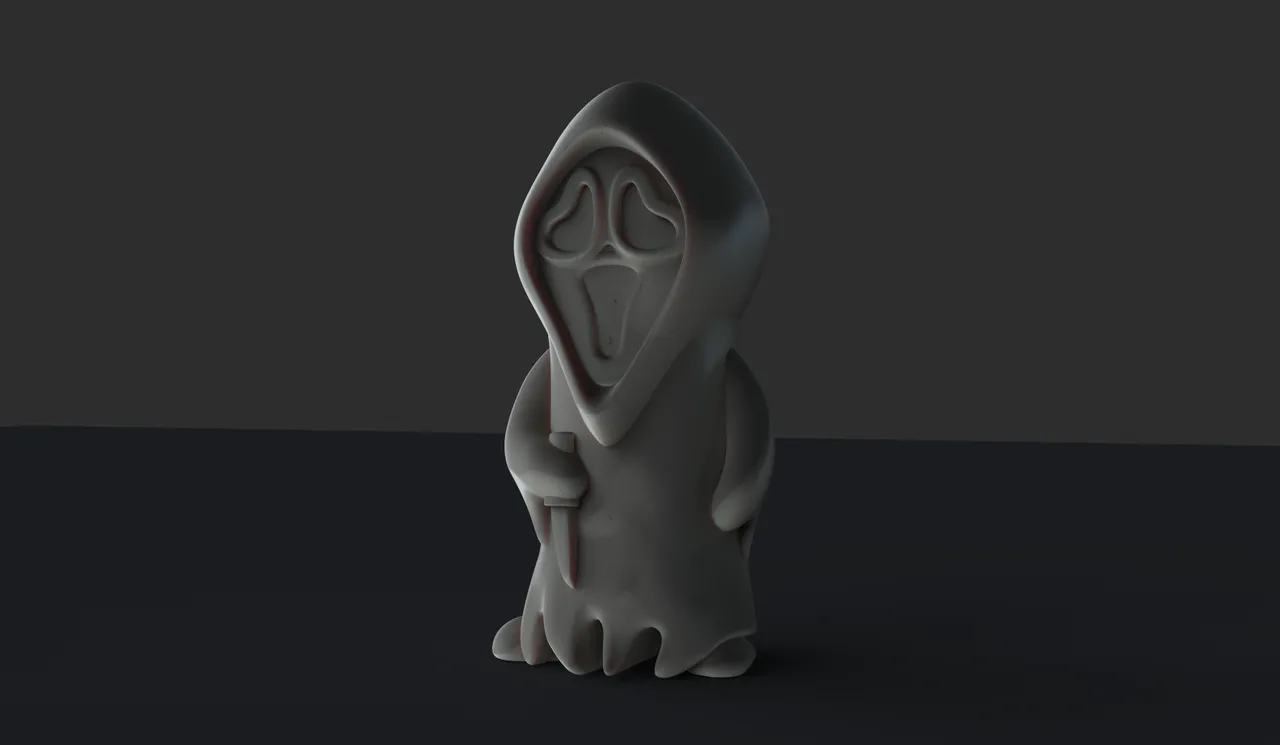 STL file Halloween Ghostface bear 🎃・3D printer design to download・Cults