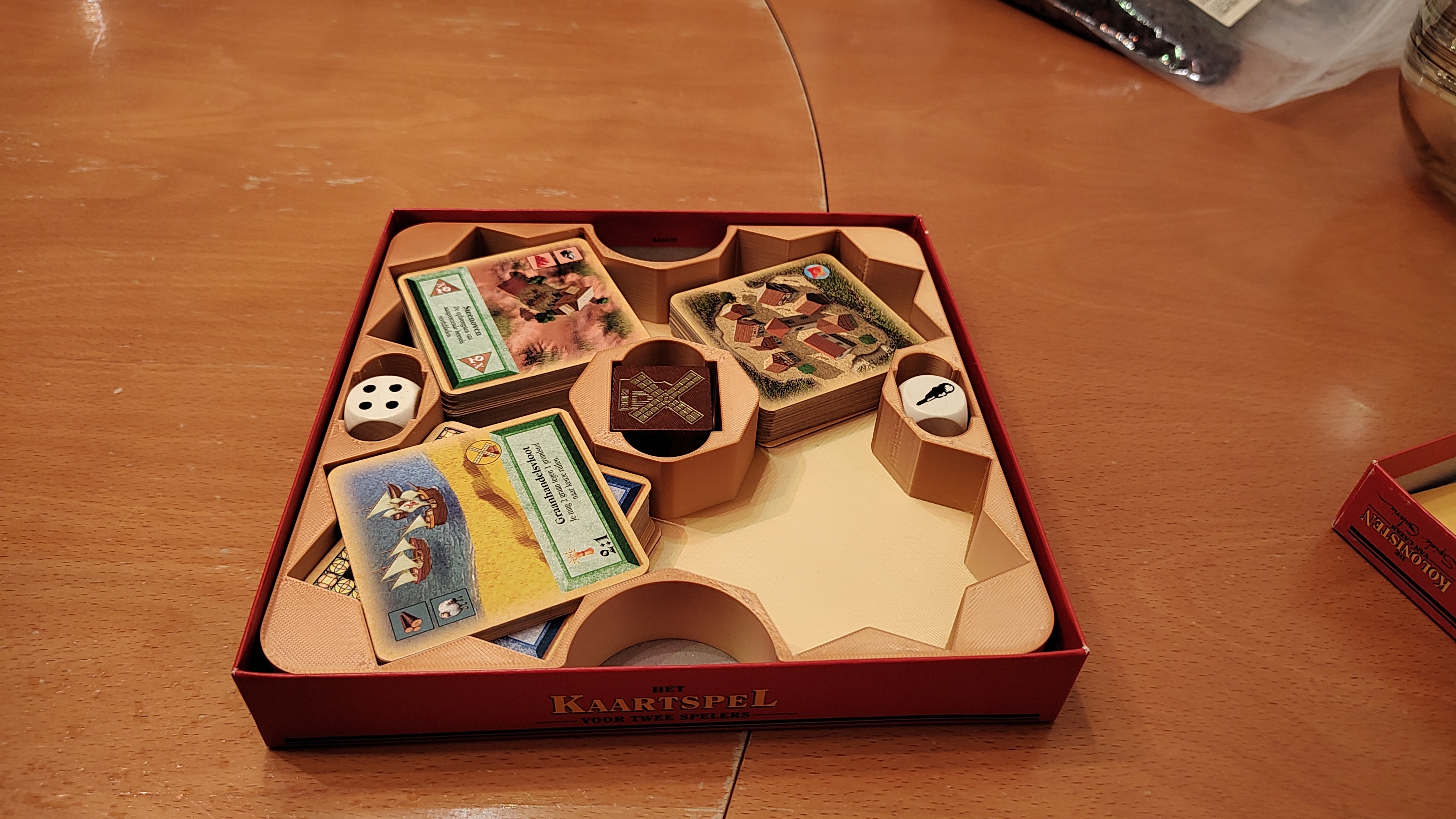 Settlers cardgame box infill