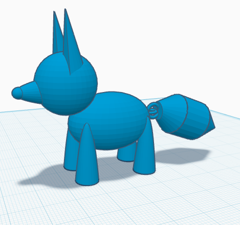 Fox W/ Moving tail