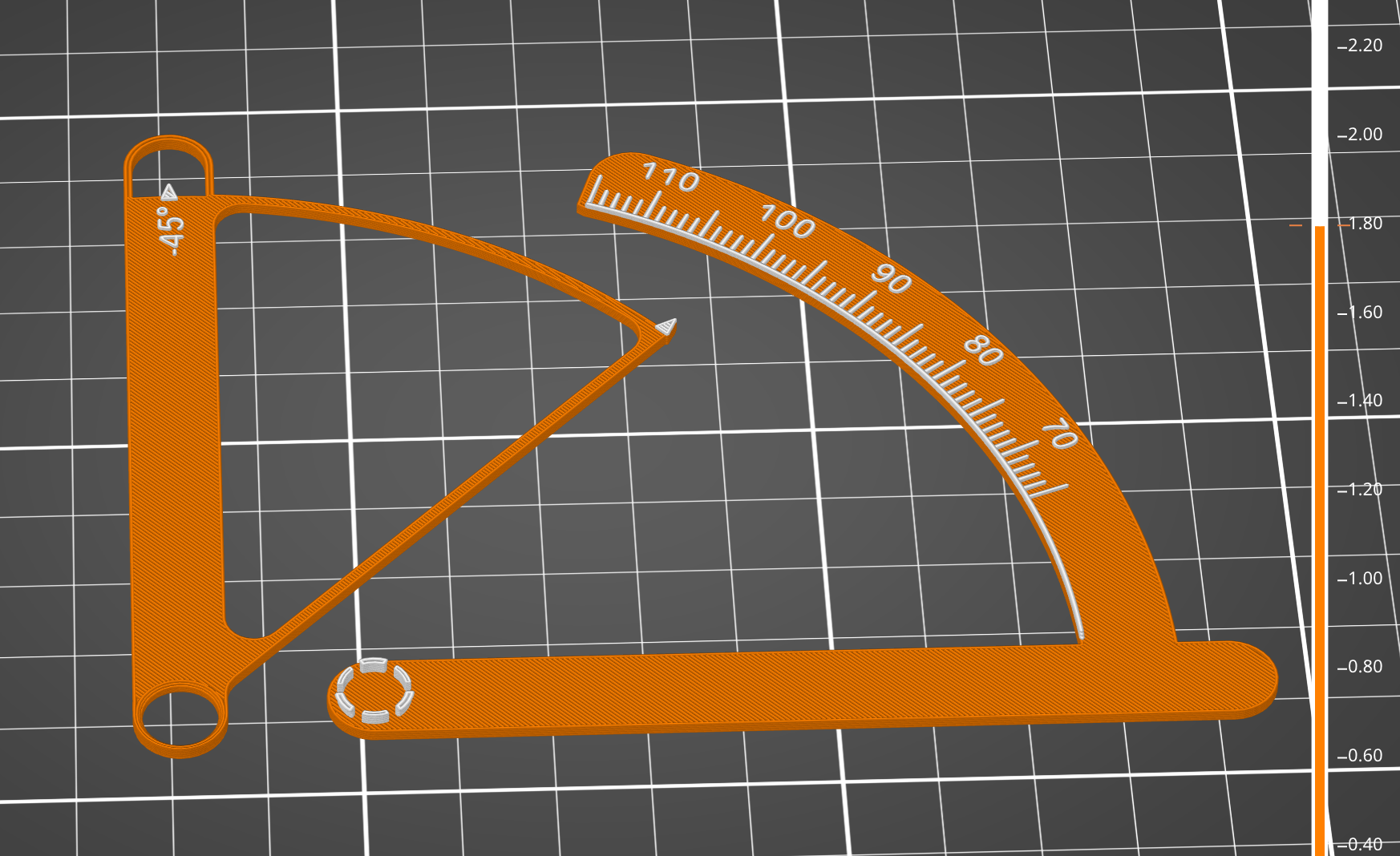 Inside Corner Protractor — miniatura 2