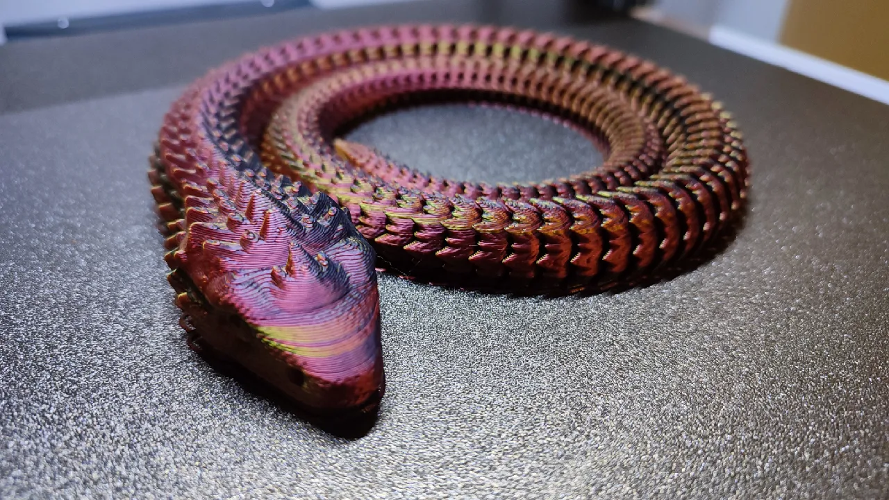 Ultra Articulated snake - new design from small keychain up to the