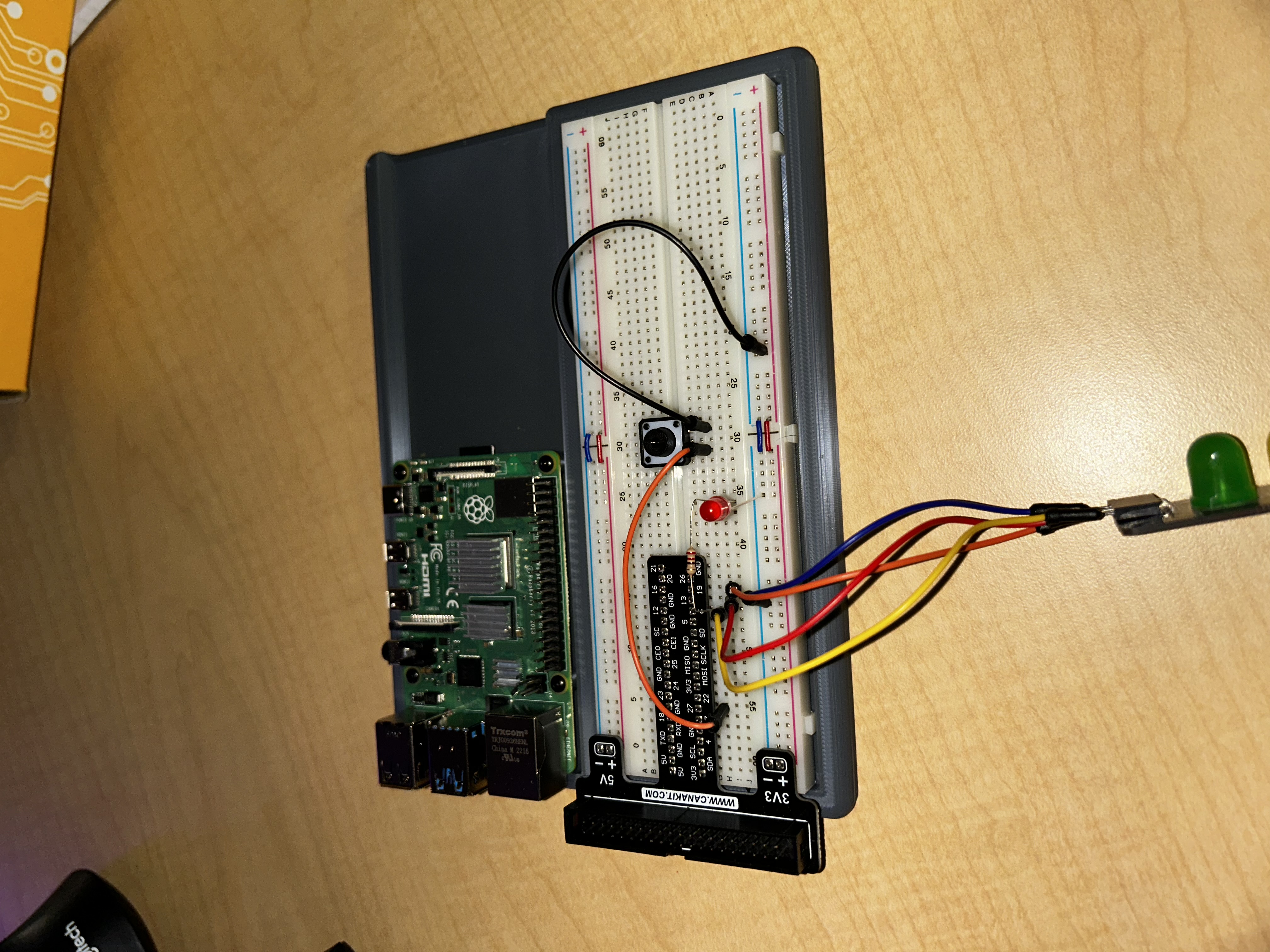 Raspberry Pi Tray with Breadboard