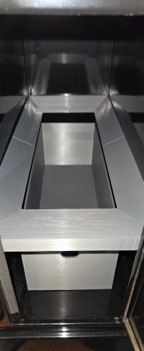 Tithe/opinion box collection bin