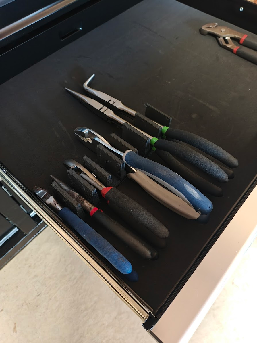 Toolbox Pliers Rack