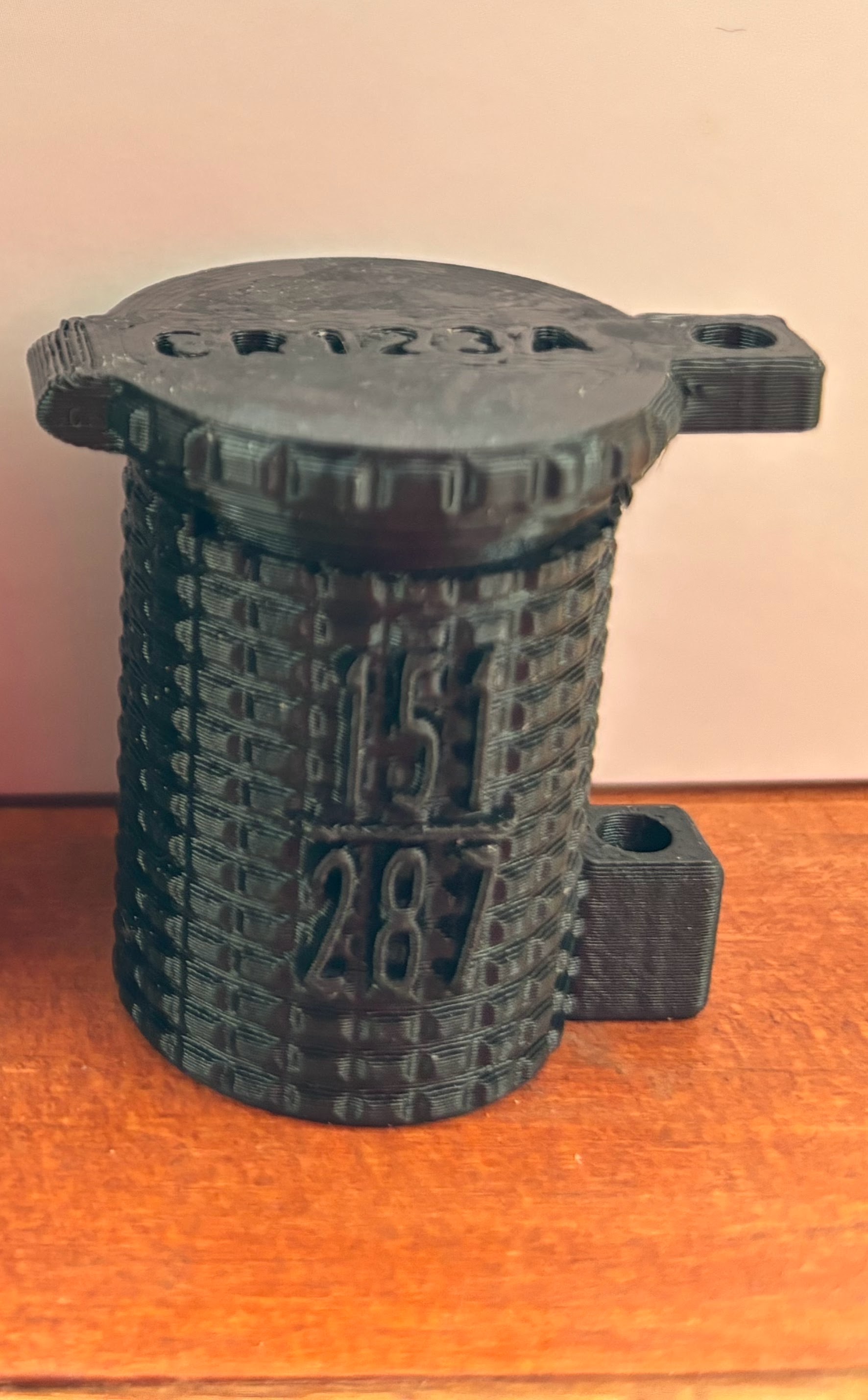 Tactical CR123A Battery Holder for Helmets
