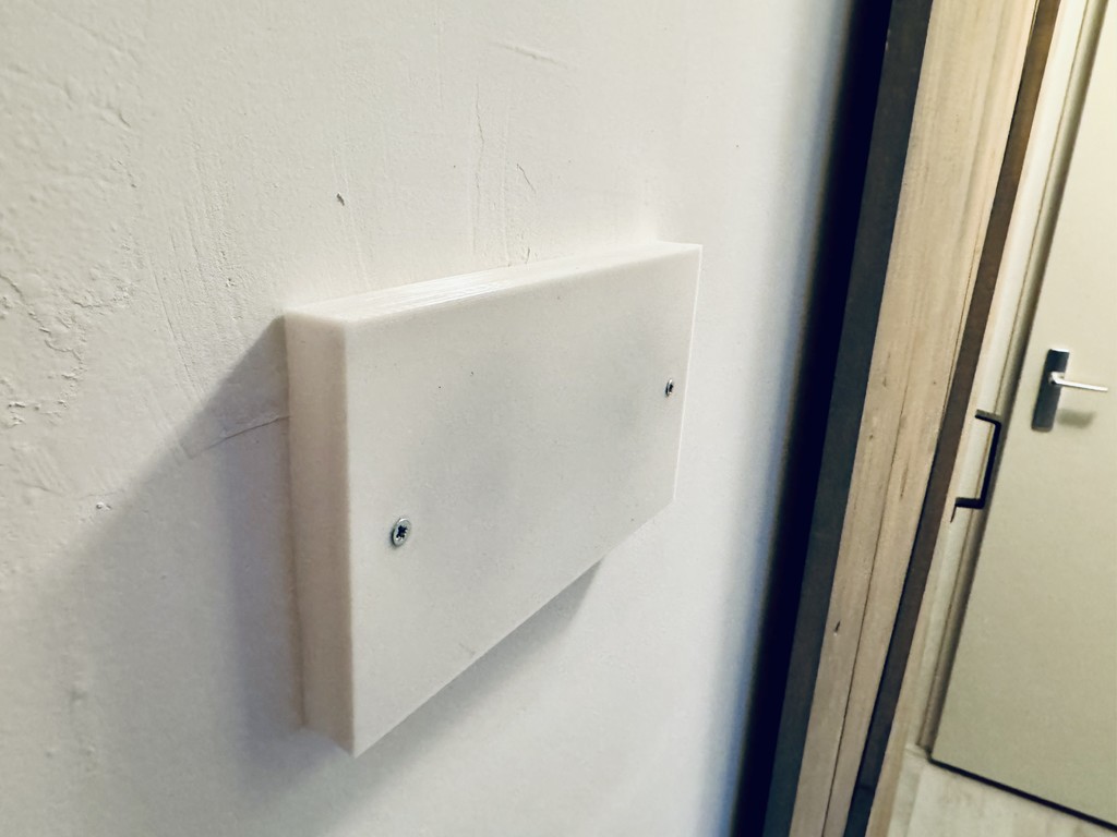EU double wall socket blind plate (7mm & 15mm high to hide switches)