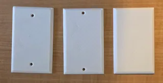 Blank switch plate (US)