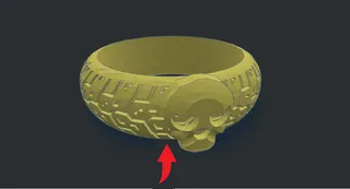 Skull ring
