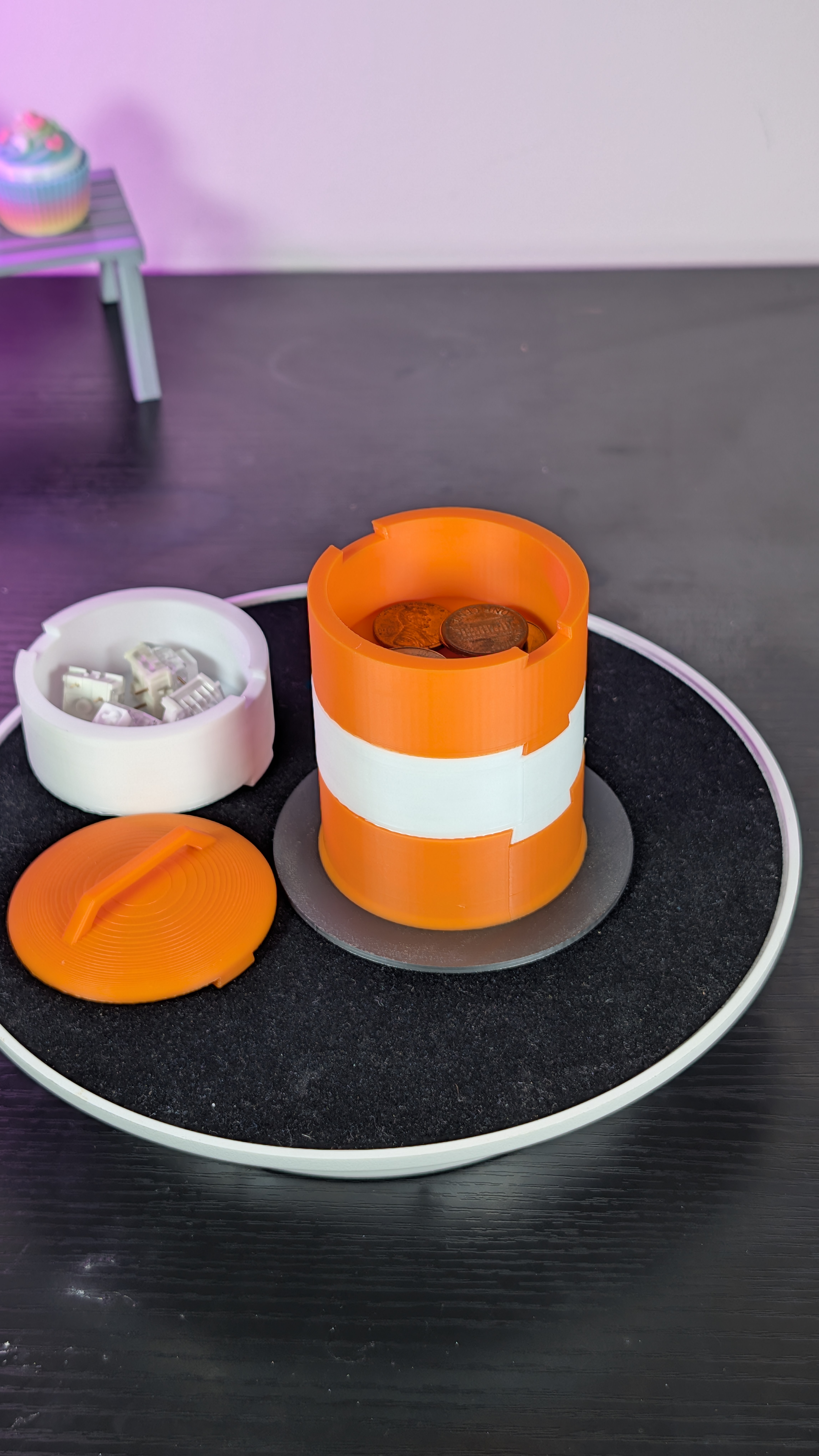 Construction Barrel Storage container — miniatura 4