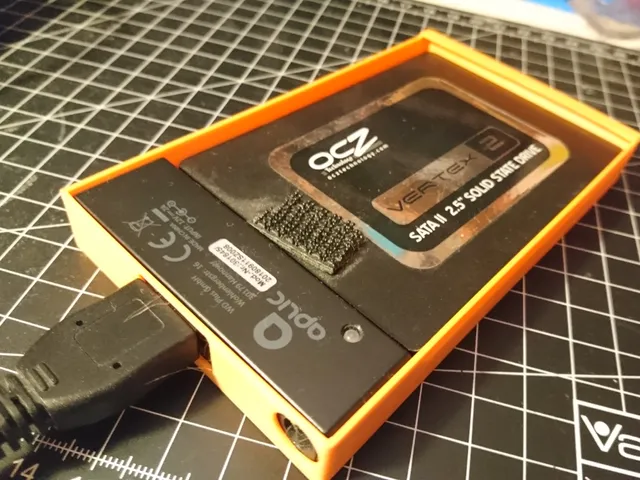 Protector for USB to SATA adapter and a disk