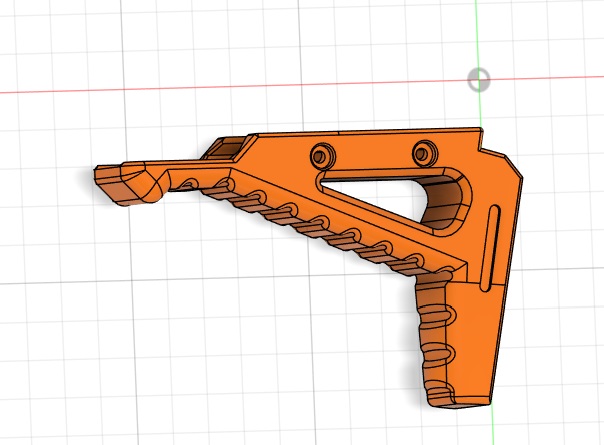 Angled Picatiny Foregrip