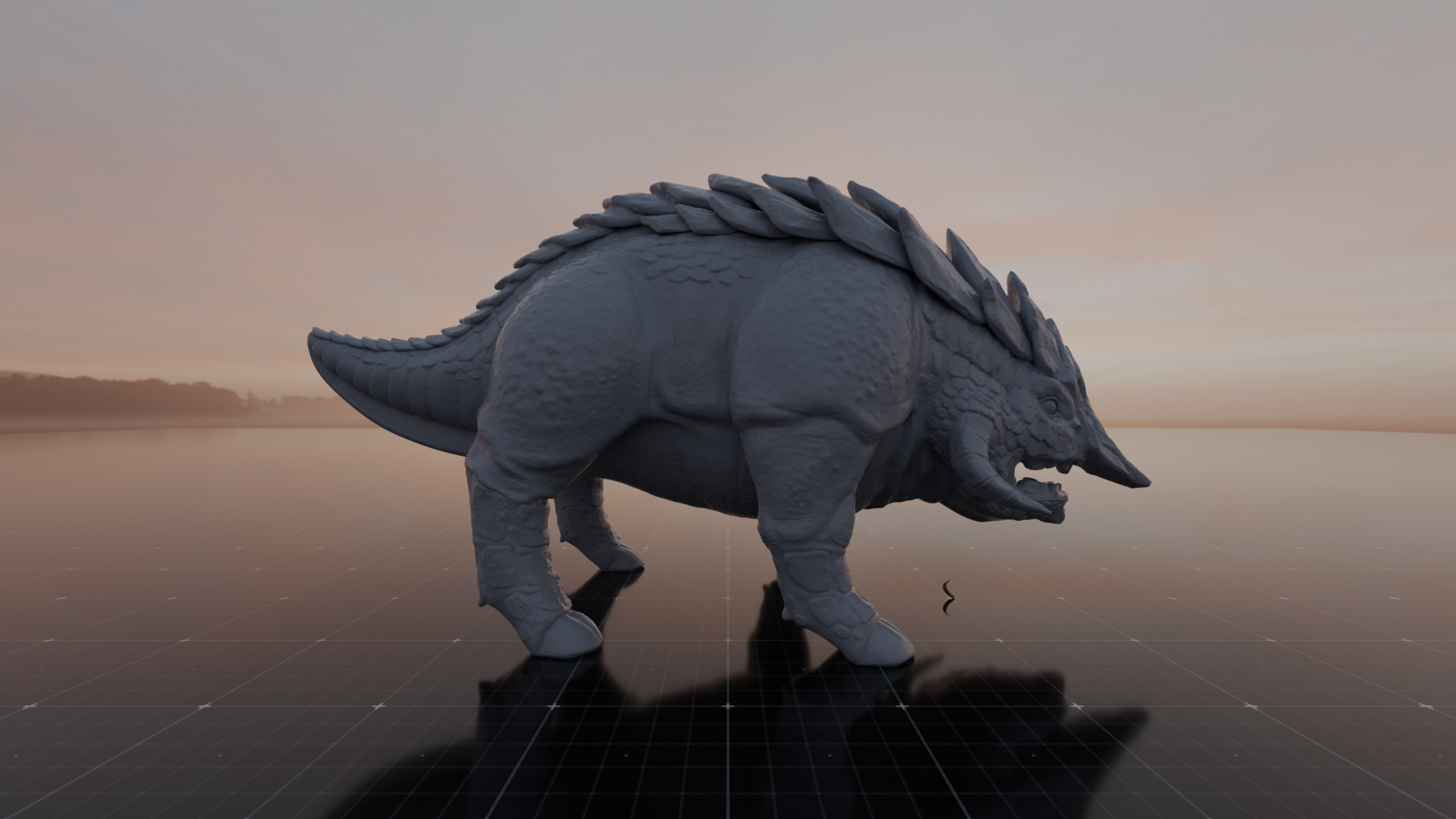 Satisfactory Cliff hog / Nuclear hog (Very high poly & Volumetric)