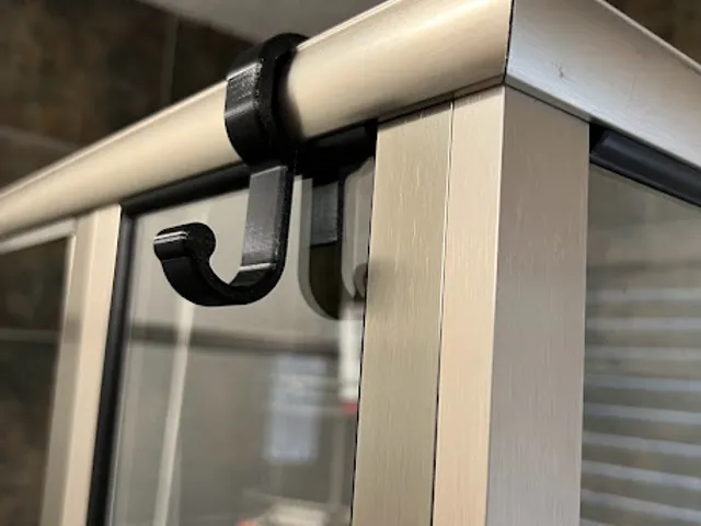 Shower towel hook