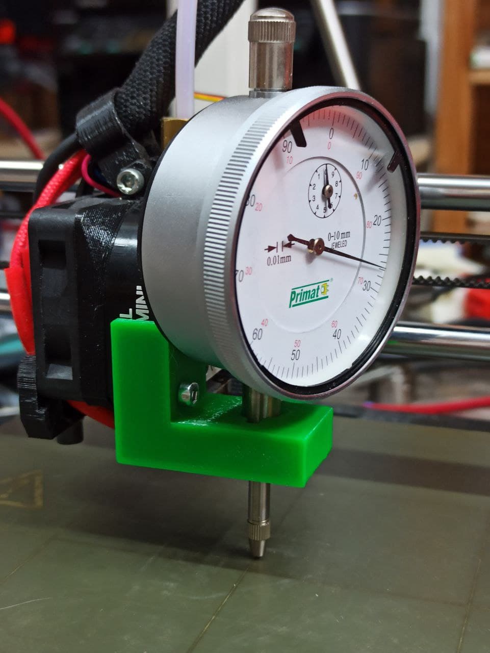 Dial gauge holder for Prusa MINI