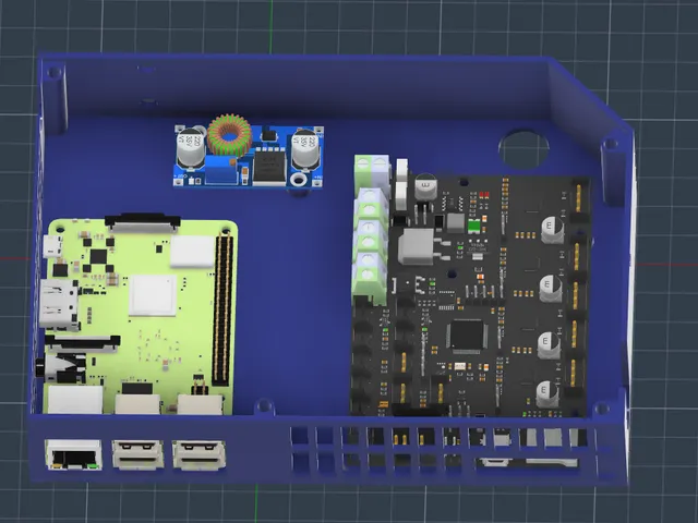 DuEnder Electronics Box for Raspberry Pi 3b+ and DC Converter