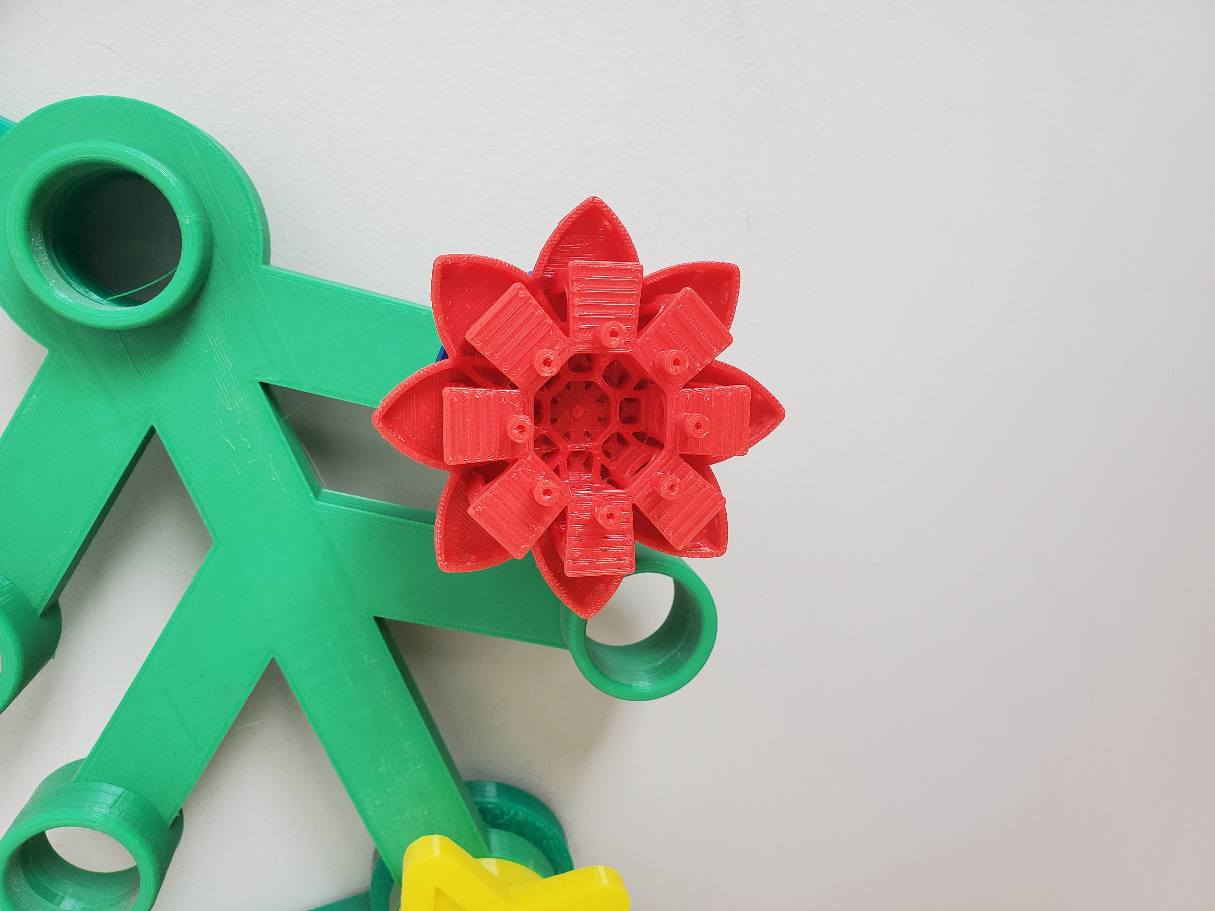 Lego Wreath Benchy Flower