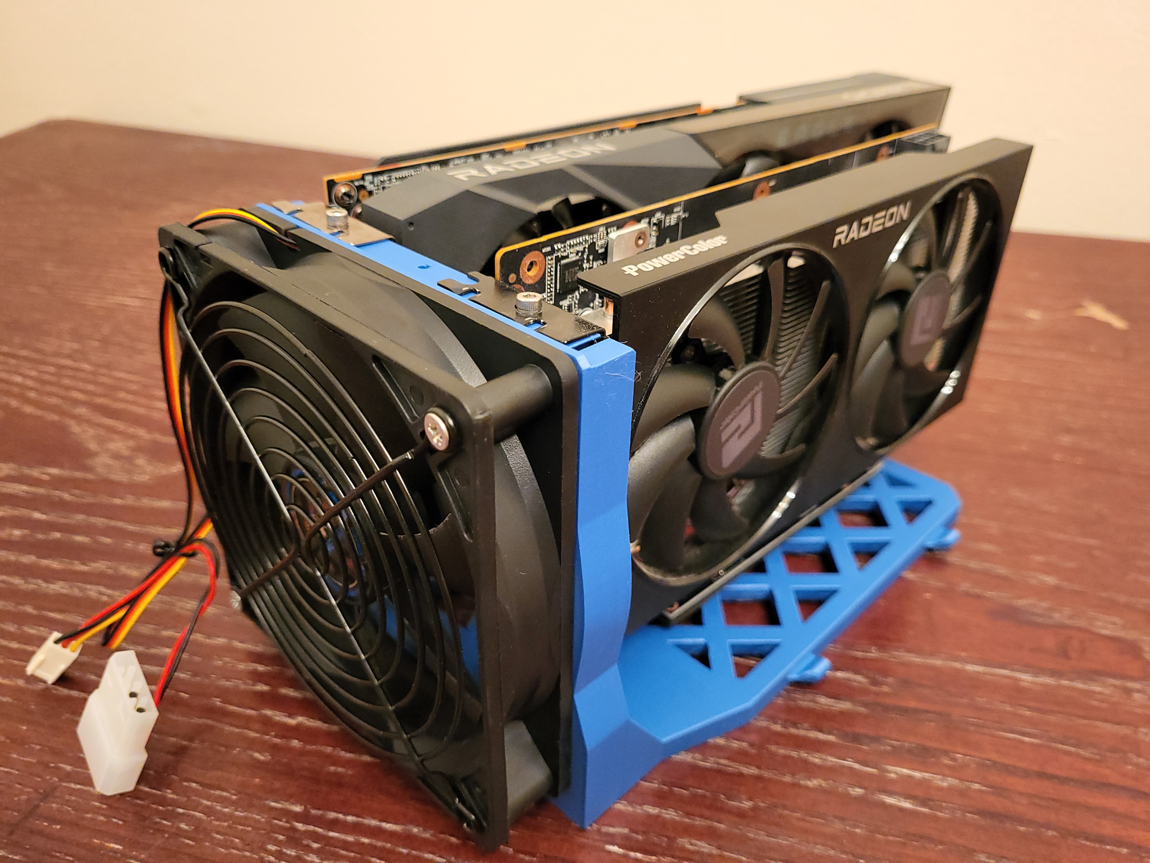 GPU Mining Stand 1 or 2 GPU's - requires screws