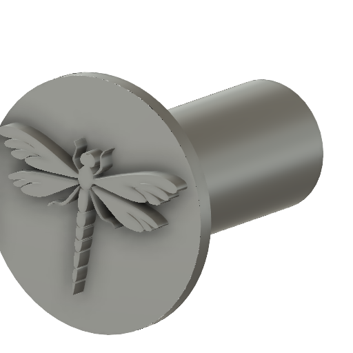 dragon fly stamp for clay