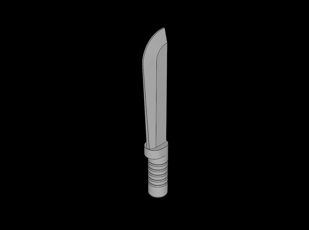 Lego Compatible (29109.dat) Minifig Machete
