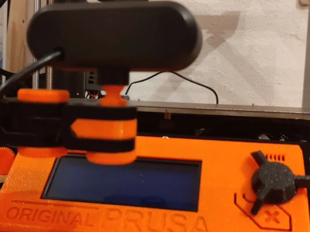 Ballnut mount for USB webcam for Sneaks articulating camera mount (FreeCAD)