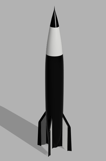 Miniture V2 rocket