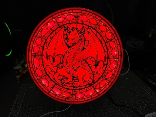 Red Dragon wall art