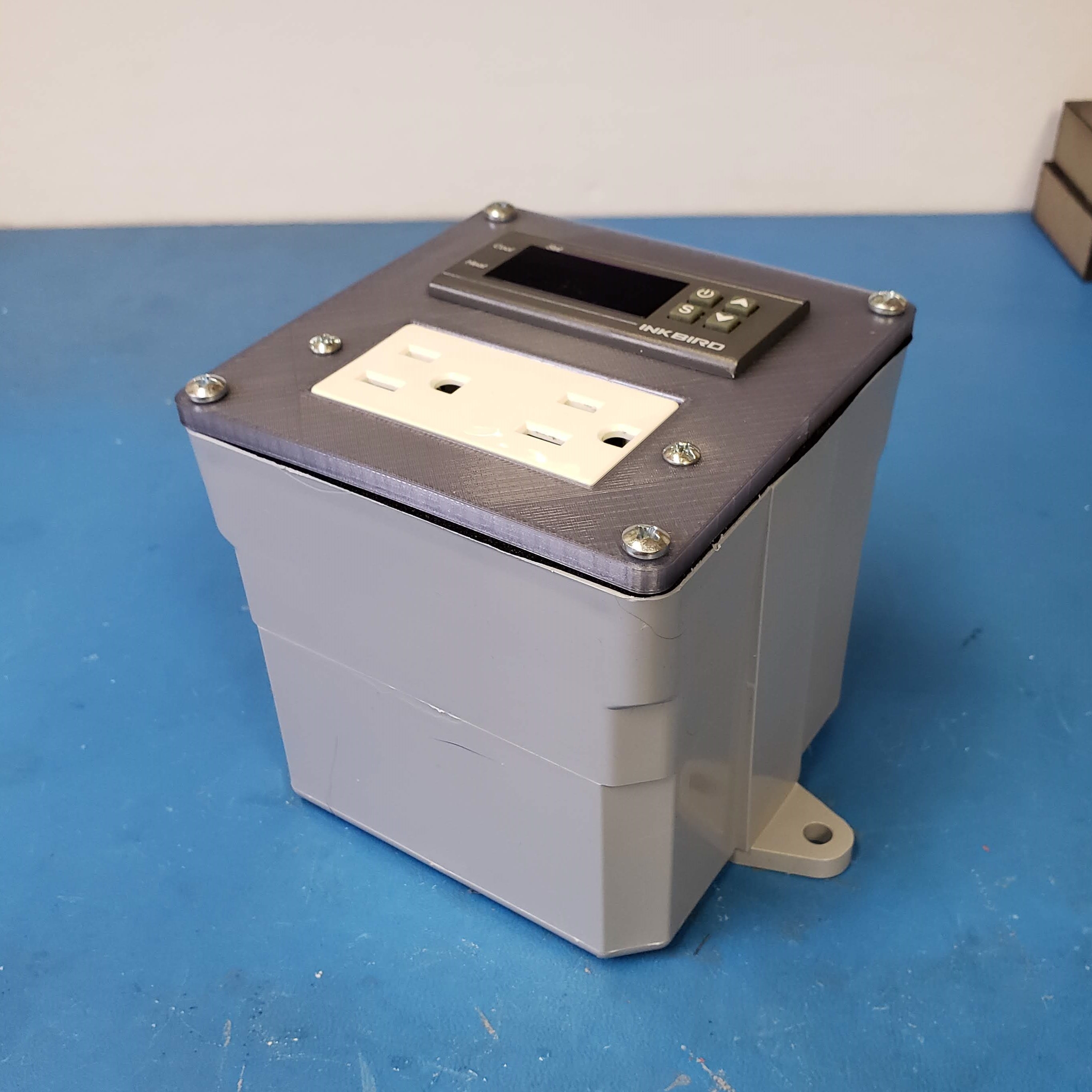 InkBird ITC1000 box lid by CyberT Download free STL model