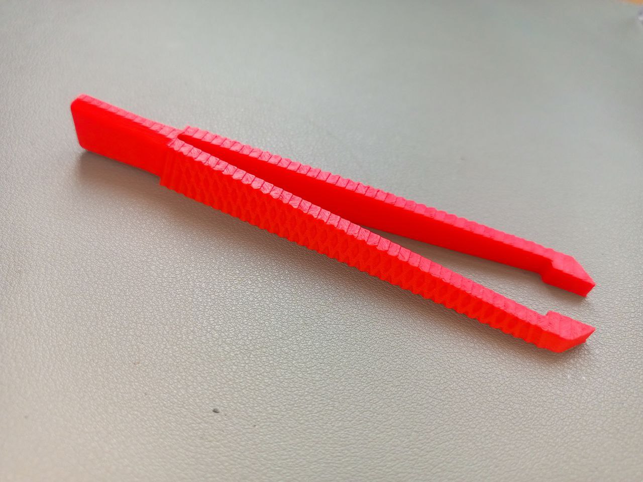 Straight tweezers 120 mm