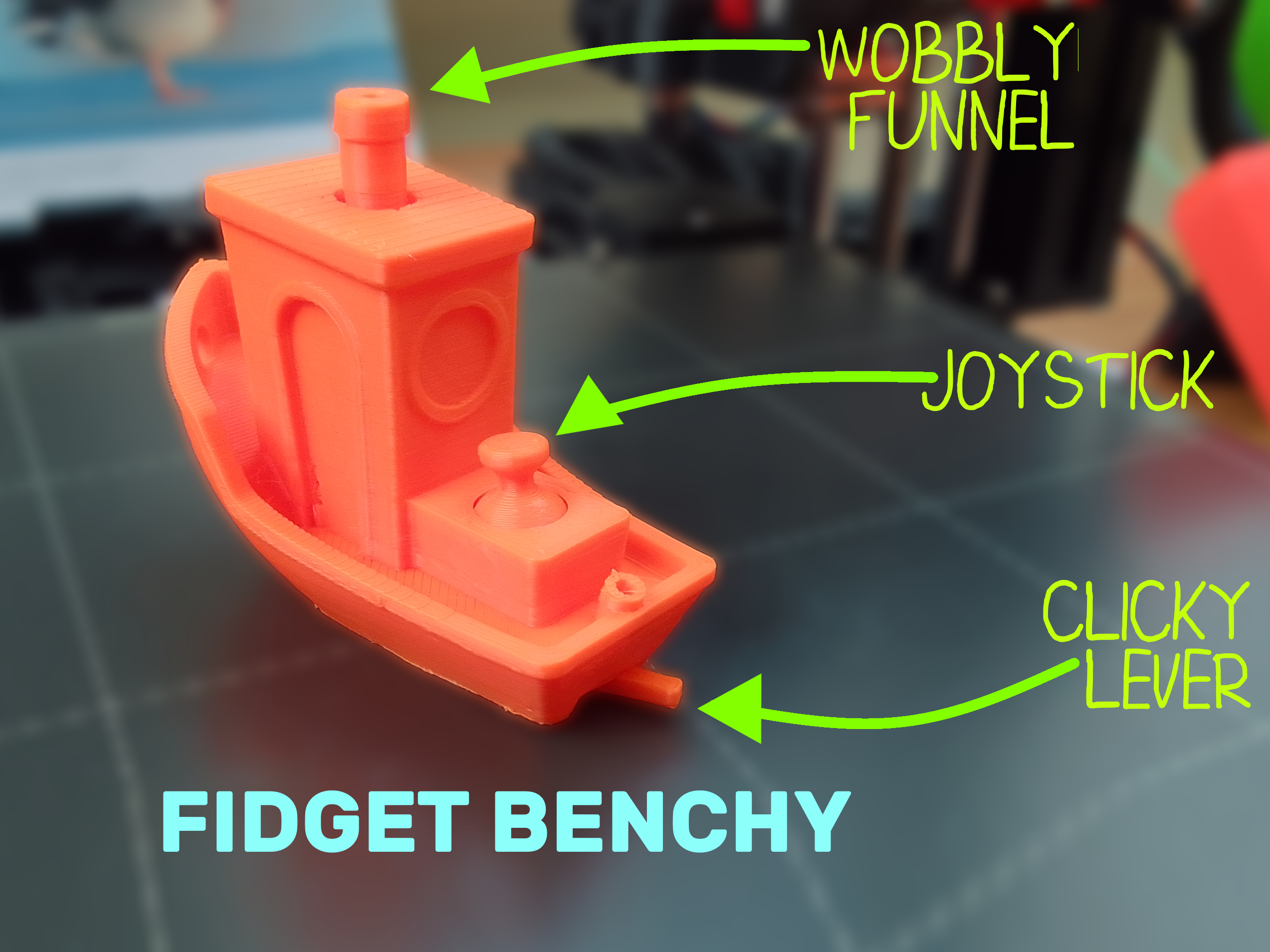 Fidget Benchy (3D Benchy remix)