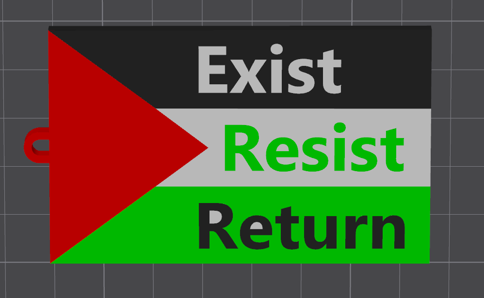 Palestine theme keychains — miniatura 3