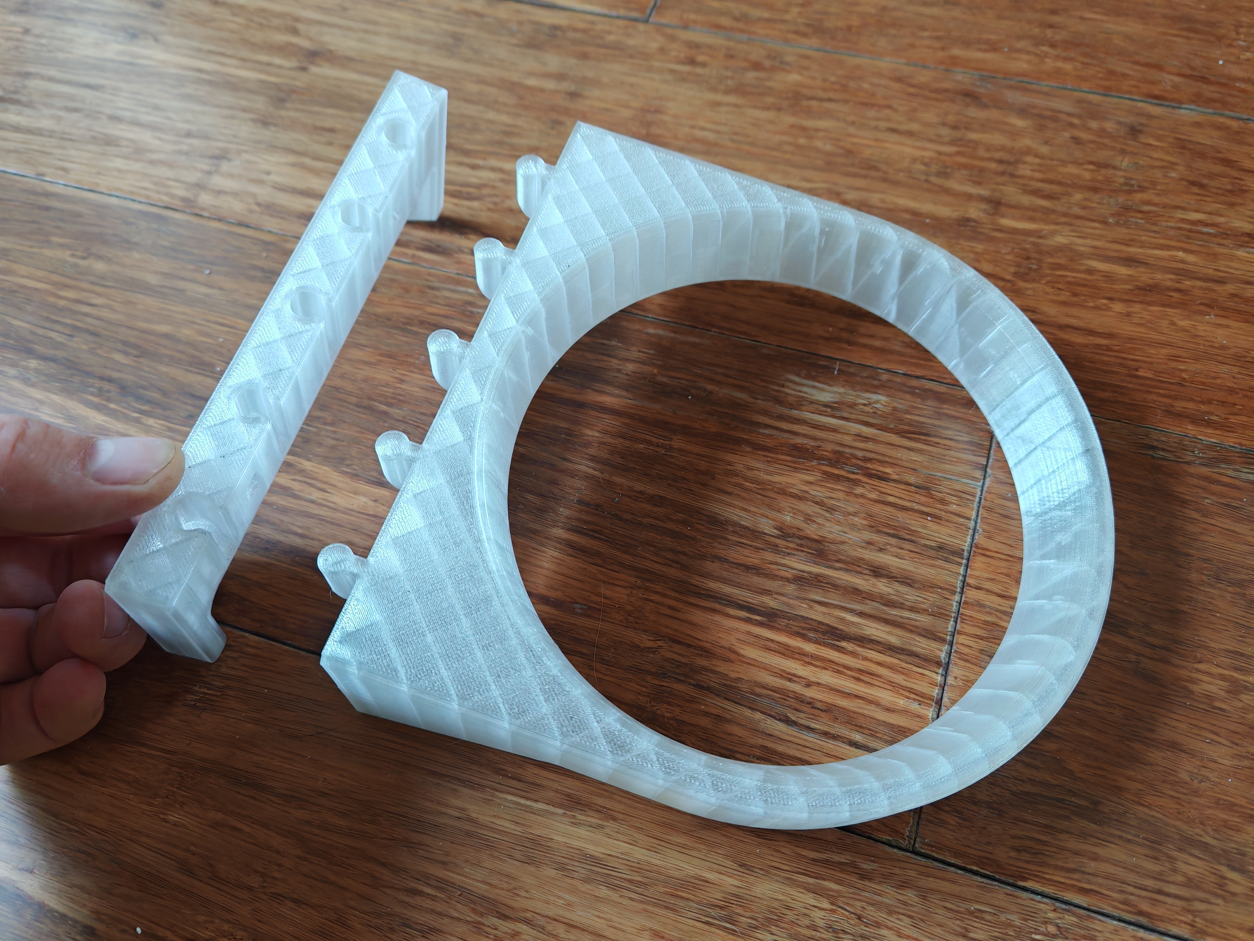 Wall mounting for a dog's bowl
