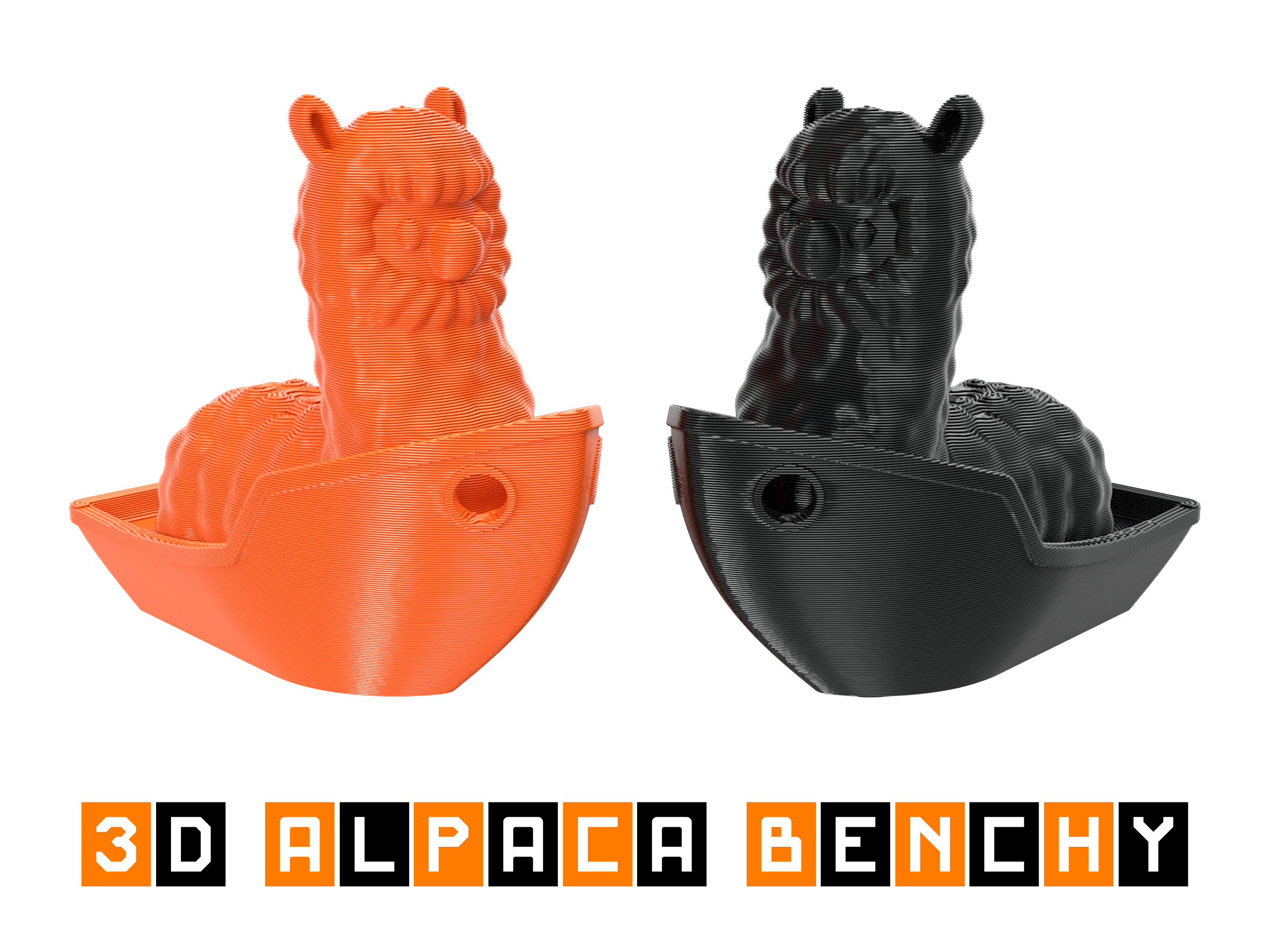 3D alpaca benchy