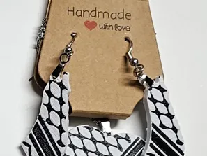 Keffiyeh themed jewelry set