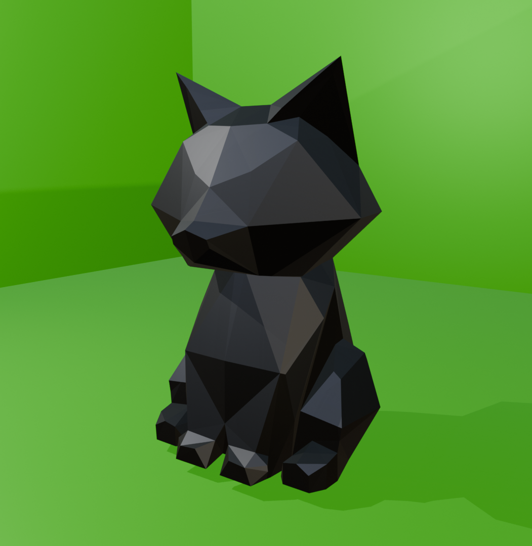 Low Poly Cat